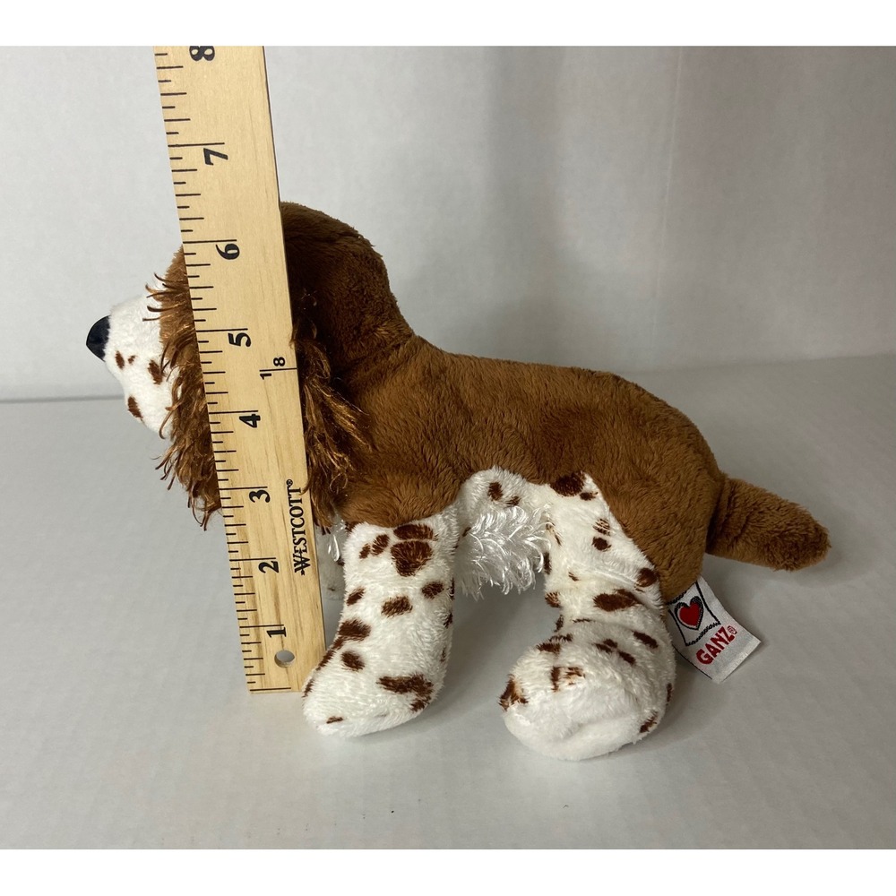 Ganz Springer Spaniel Plush Dog HM170 Stuffed Animal Brown White 8" - Picture 9 of 15